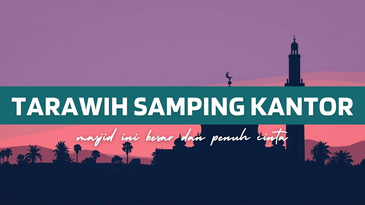 Tarawih Pertama Ramadan 🌙🕌 | Masjid Samping KJRI Jeddah