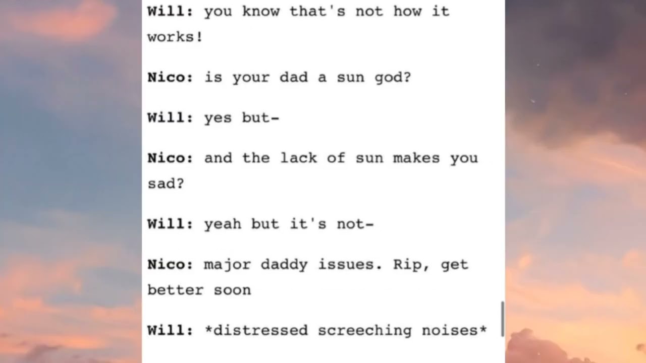 Solangelo memes part 11