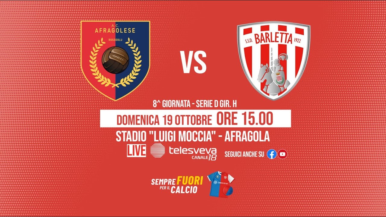 LIVE AFRAGOLESE-BARLETTA: IN DIRETTA DALLO STADIO 