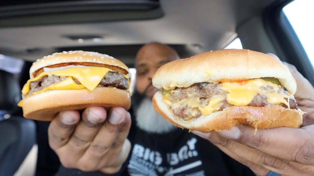 ОБЗОР Quarter Pounder от McDonald's против Quarter Pounder от Burger King!