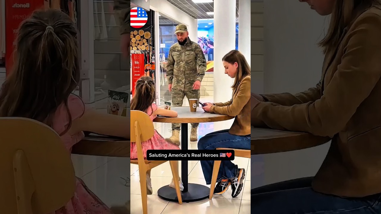 Saluting America&rsquo;s Real Heroes 🇺🇸❤️ #love #surprise #military #respect