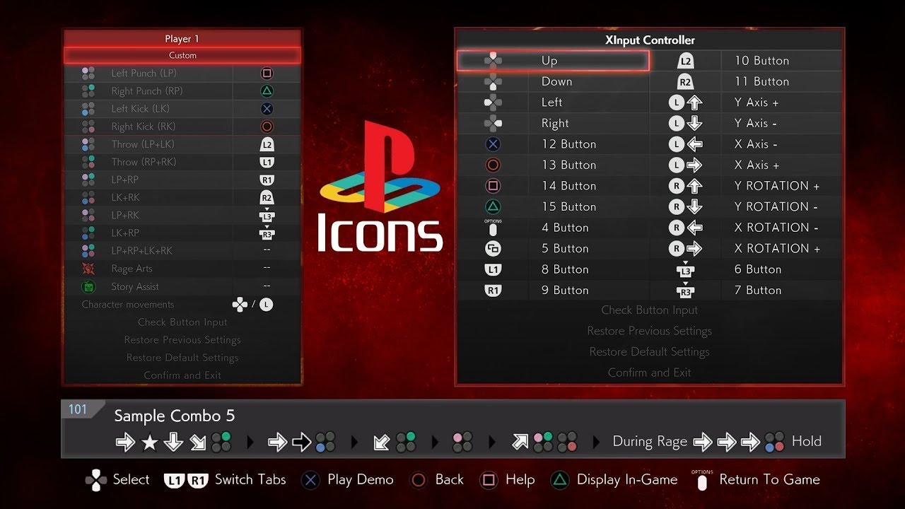 TEKKEN 7 MOD - PLAYSTATION Icons
