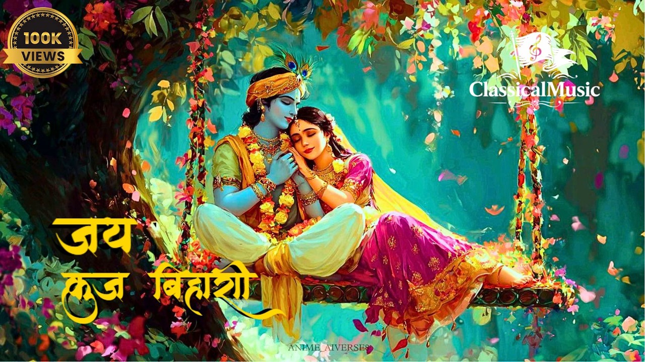 Jai Radha Madhav Jai Kunj Bihari 🌸 | Beautiful Krishna Bhajan | Peaceful Devotional Song | Bhakti