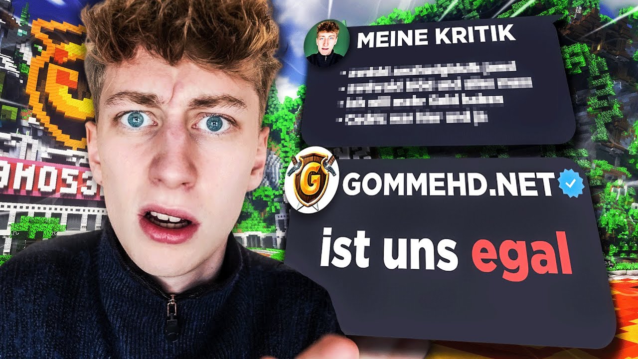 Warum der GommeHD Server Kritikunfähig ist 😟