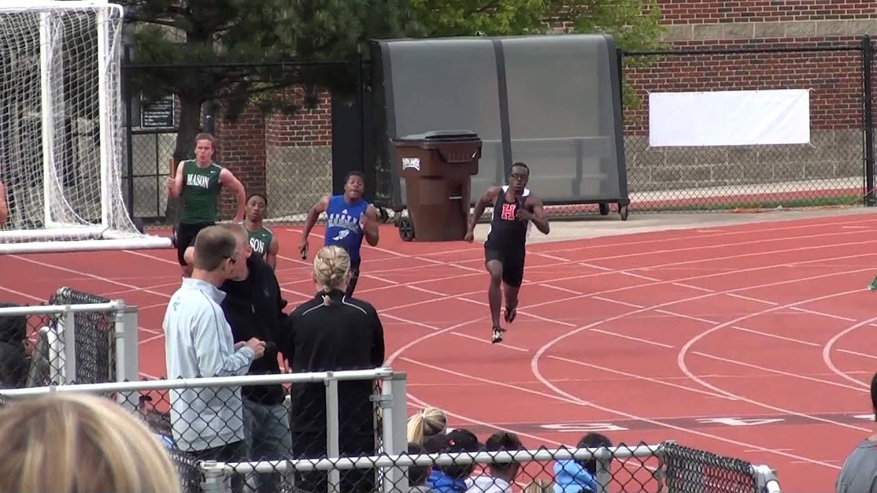 2013 MHS Track - Louisville Eastern Relays - Boys SMR (100m+100m+200m+400m)