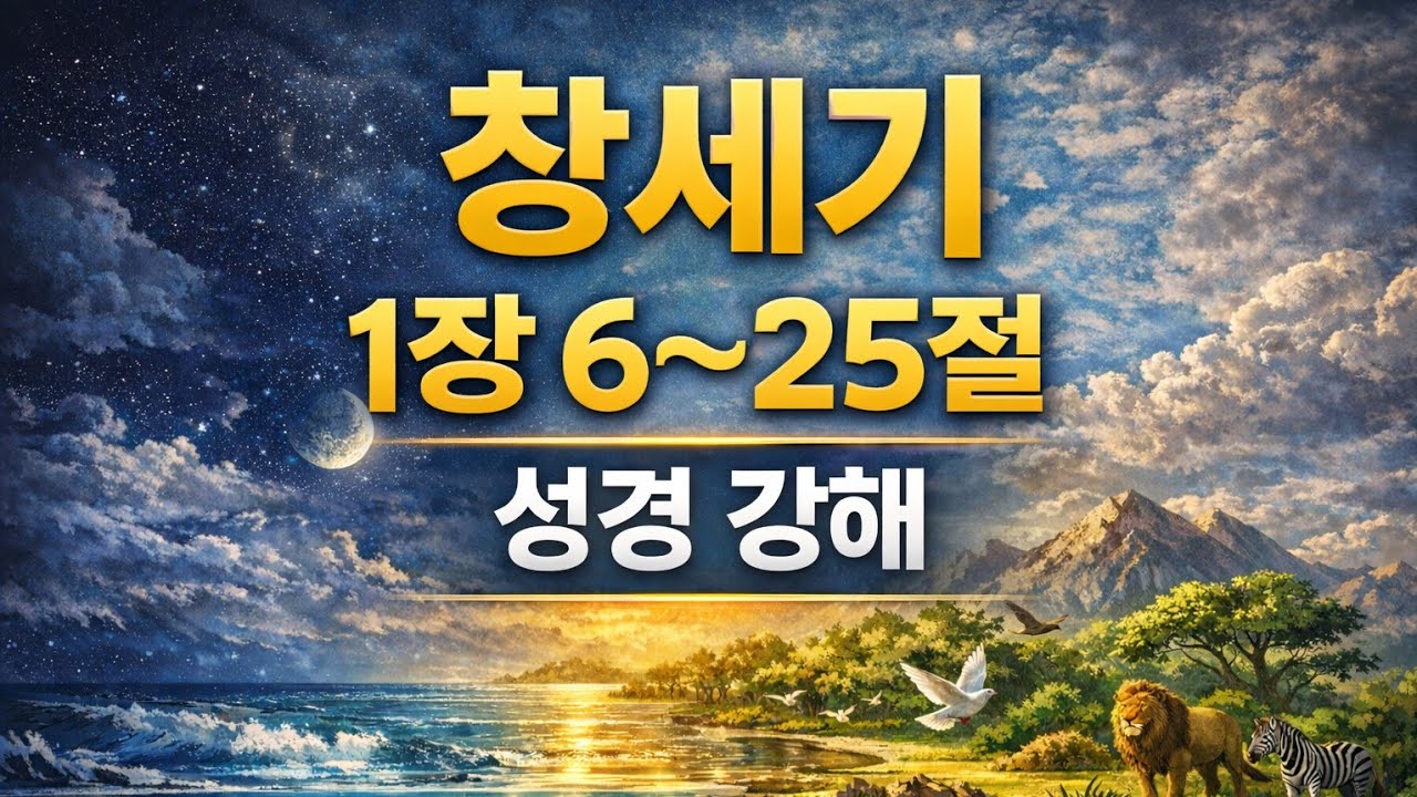 창세기1장 6~25절 강해