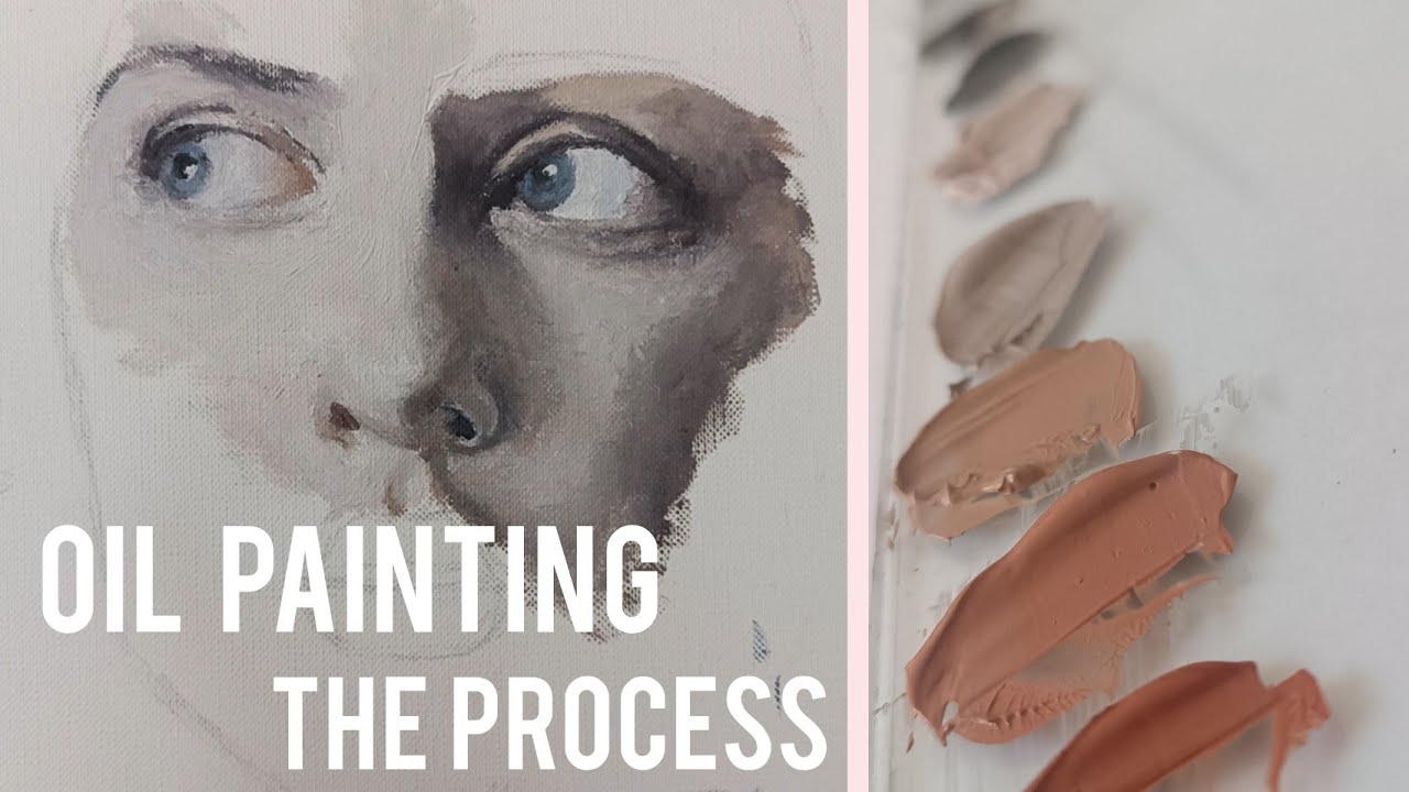 Oil painting time_lapse ||  the process of the paint 