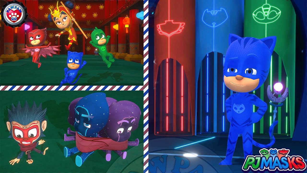 👀🍄PJ Masks Heroes Of The Night #3 💥An Yu Reclaims the Staff - 2K Quad HD - 60 FPS Disney JR
