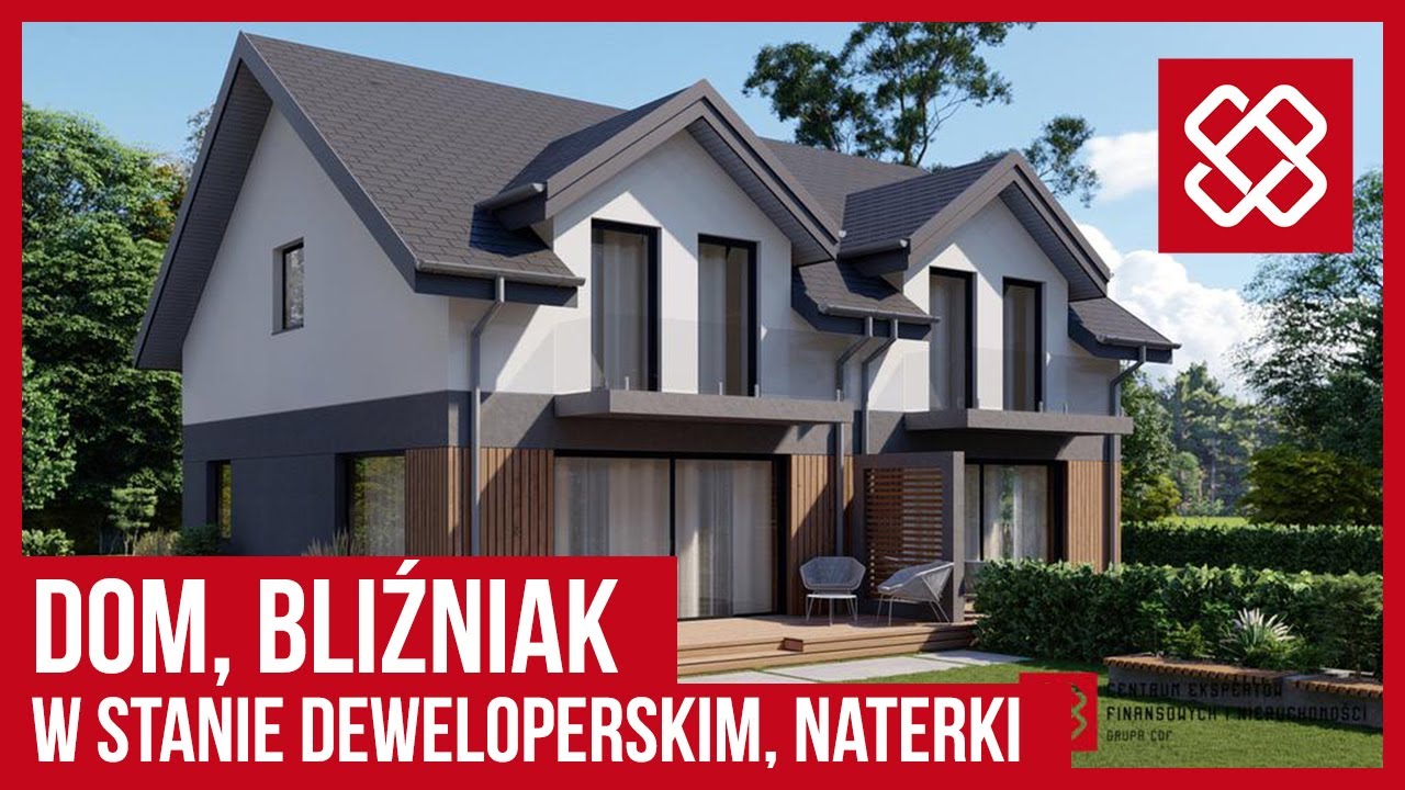 DOM W ZABUDOWIE BLIŹNIACZEJ – NATERKI
