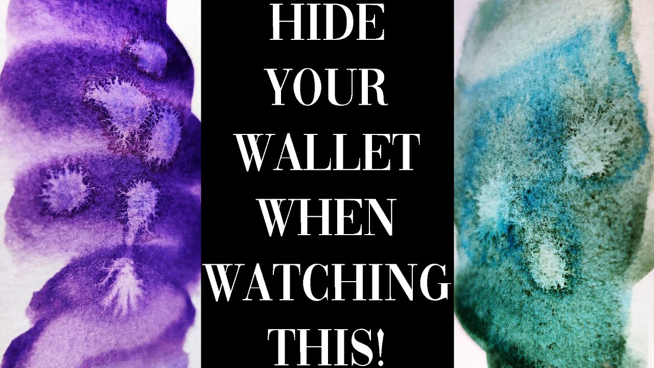 🤤 Gorgeous GRANULATING watercolors close up 🤤 | Encore episode