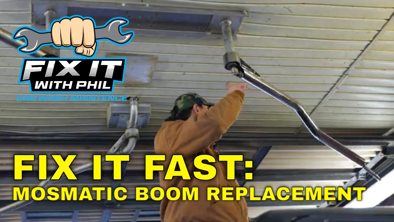Mosmatic Boom Replacement - Fix It With Phil | Kleen-Rite