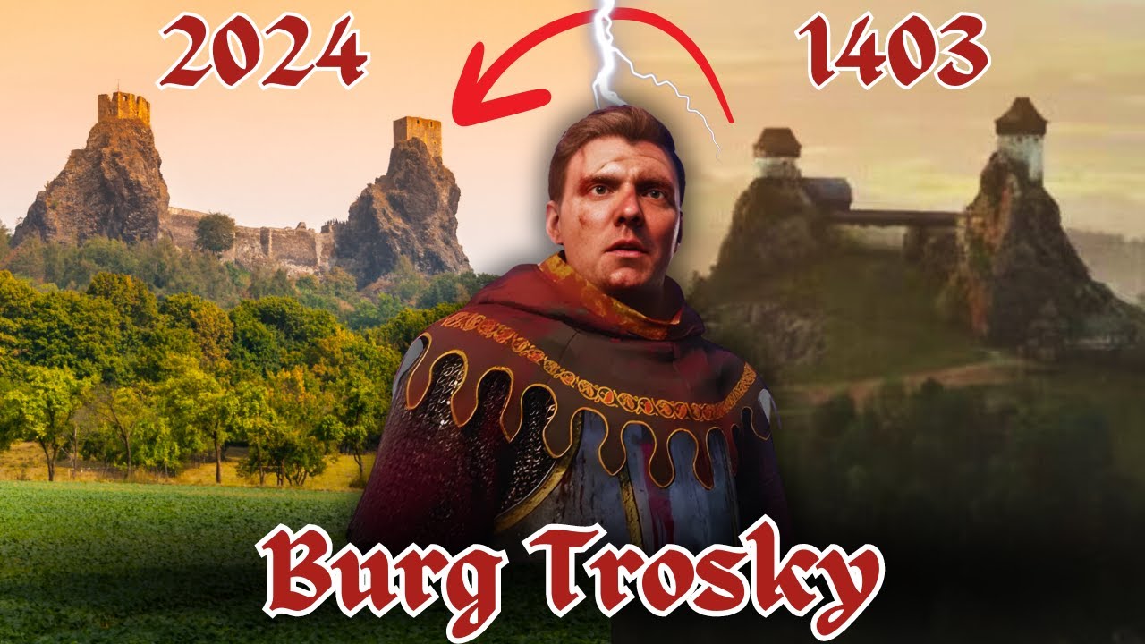 KINGDOM COME 2 vs. REAL LIFE: Geschichte der Burg Trosky ⚔ Burgentour in Böhmen/ Mittelalter Doku 4K