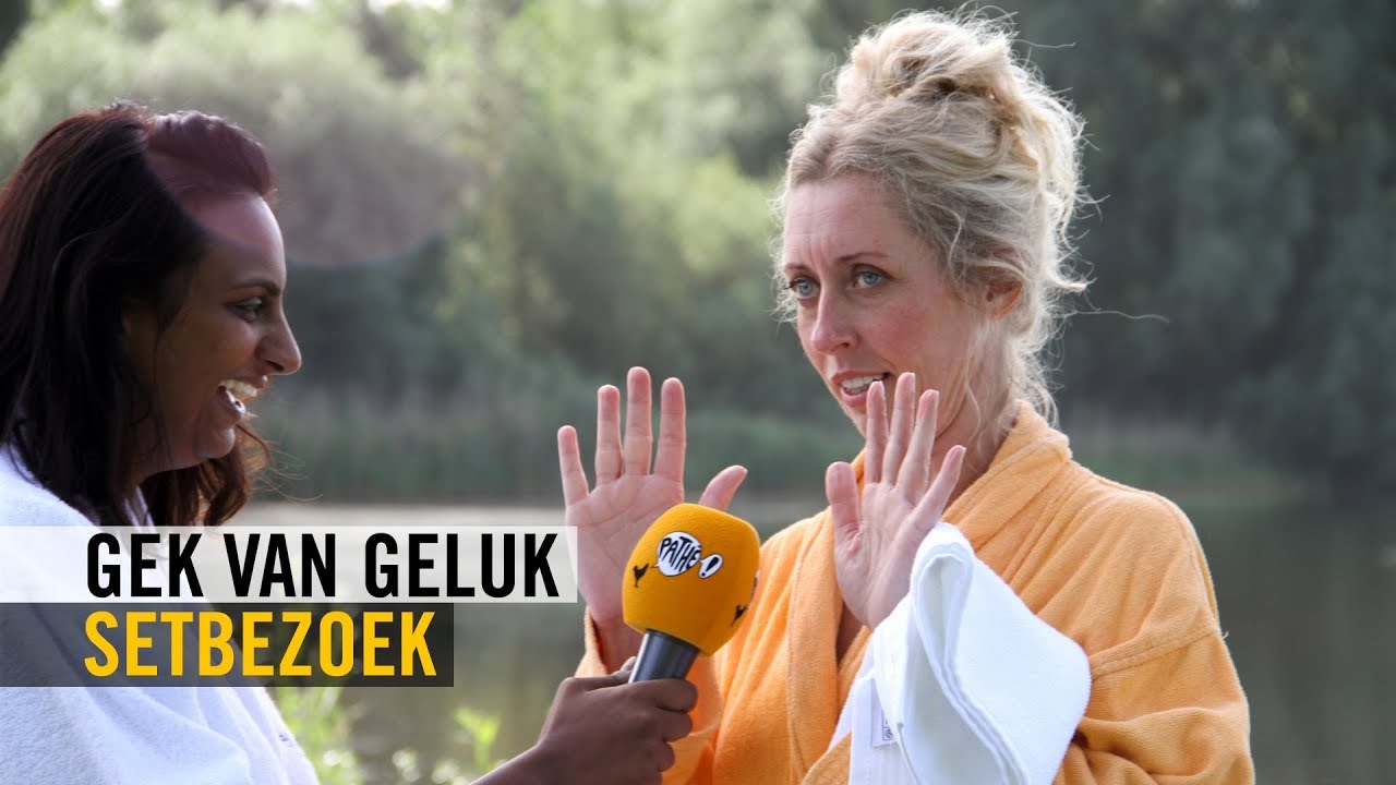 Gek van Geluk - Setbezoek - Plien van Bennekom + Johan Nijenhuis + Matteo van der Grijn - Pathé