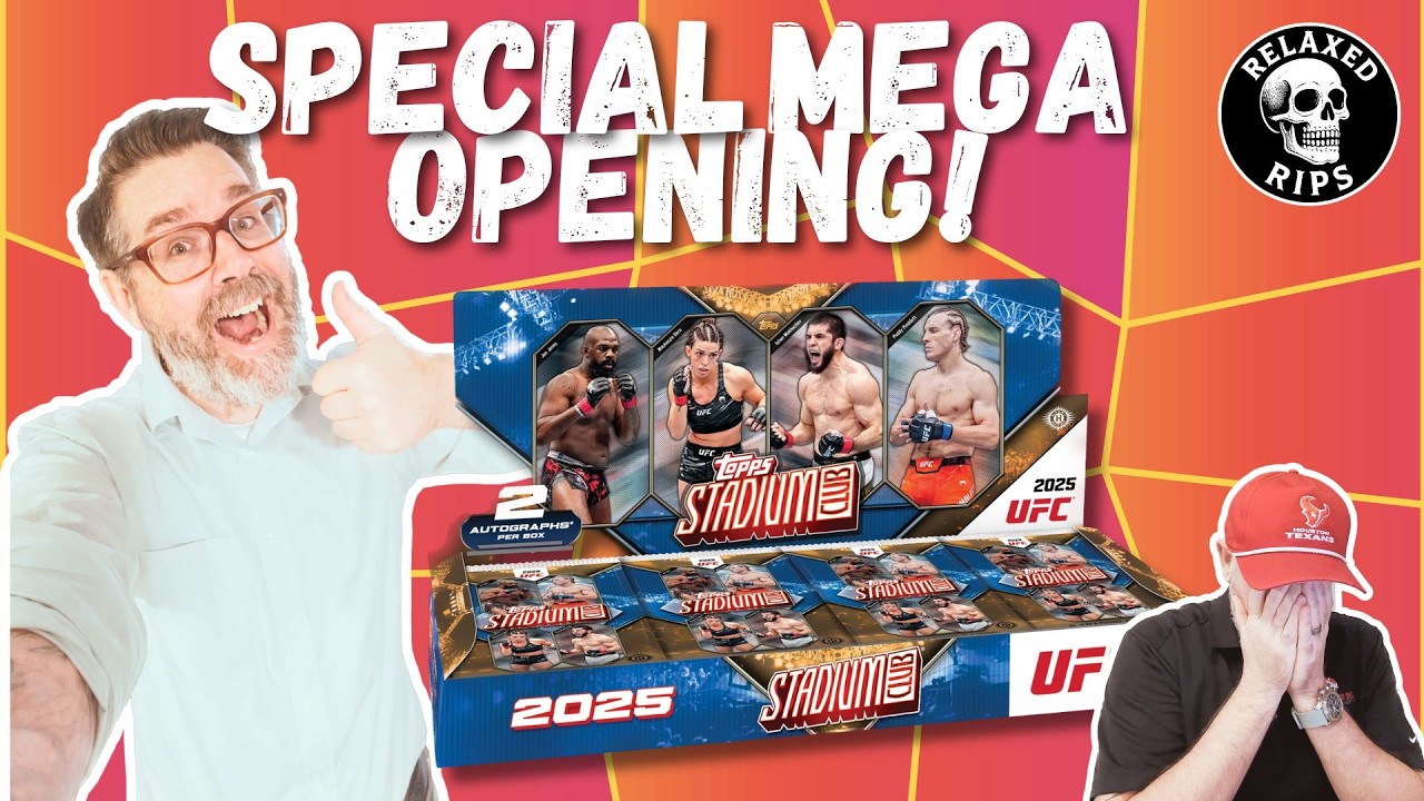 Matt gets DESTROYED!...5 Box MEGA Battle 👀 | Topps Stadium Club UFC