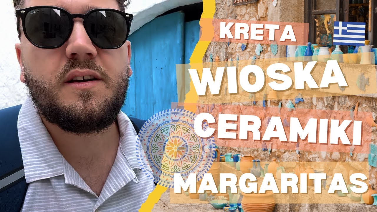 Kreta 🇬🇷 Margaritas – ceramika i oliwki 🌿 | Cretaquarium 🐠 i plaża w Heraklionie ✈️ Dzień 5