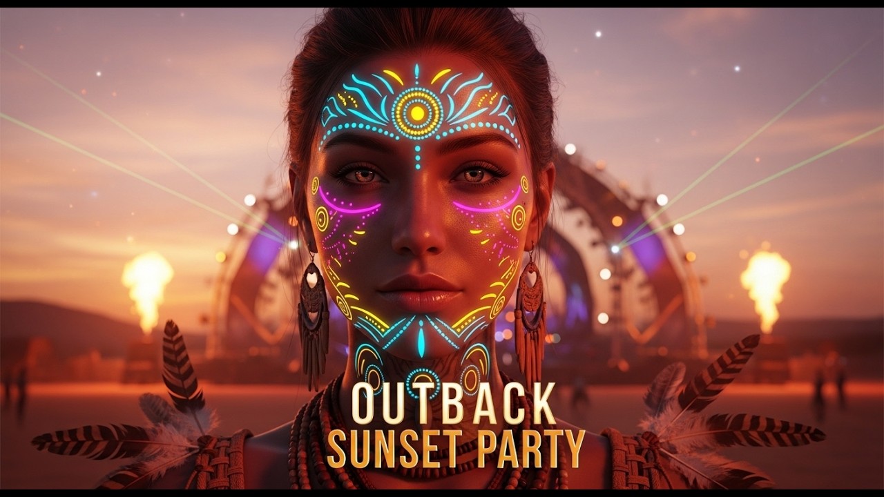 Outback Sunset Party | Australian Desert EDM Festival Vibes