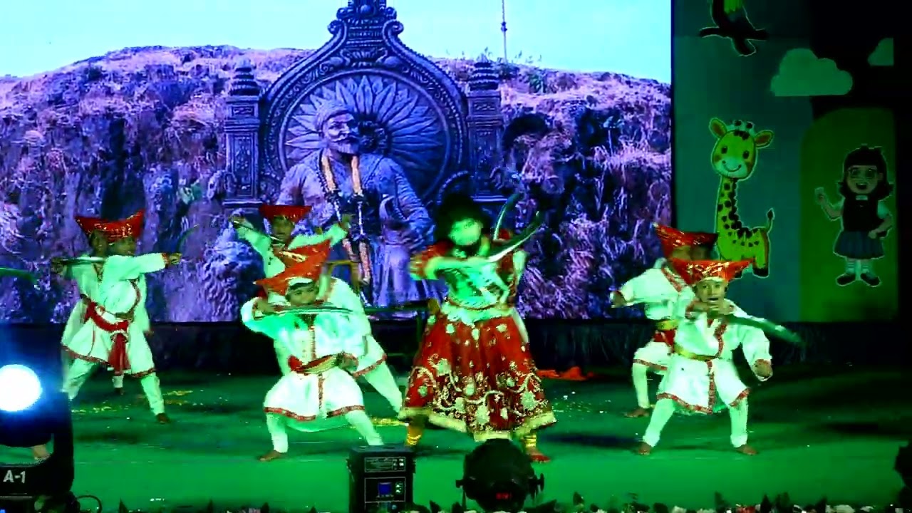 CHAAVA DANCE RACE COLOURS/BLOOMZ SCHOOL ANNUAL DAY -2025-26 UKG KIDS