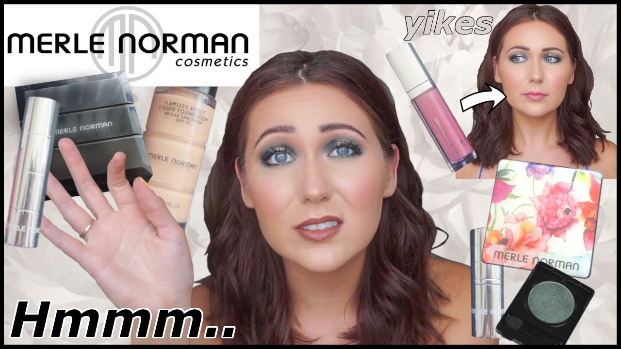 I Tried out a BUNCH of MERLE NORMAN Makeup Products! | A Review