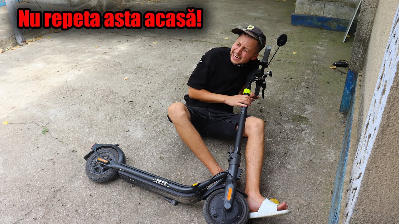 Mai pe scurt vorbind  M-am Futut in Cap cu Trotineta ( Mai bine sa nu vezi asta! )