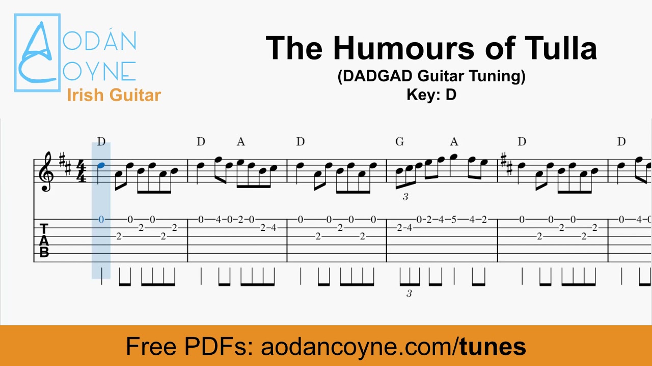 How To Play The Humours of Tulla Reel (Tabs, Notation & Chords)