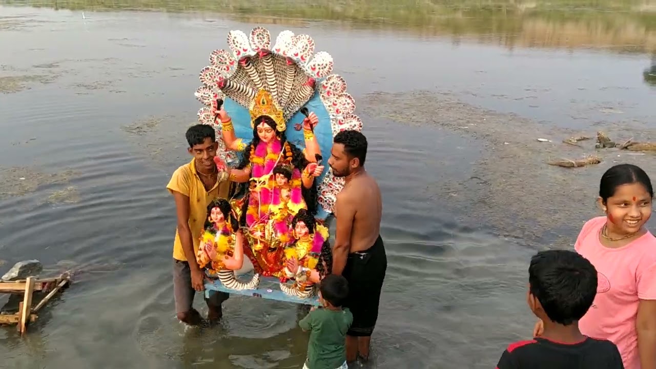 মা মনসা বিসর্জন 🙏🙏🙏