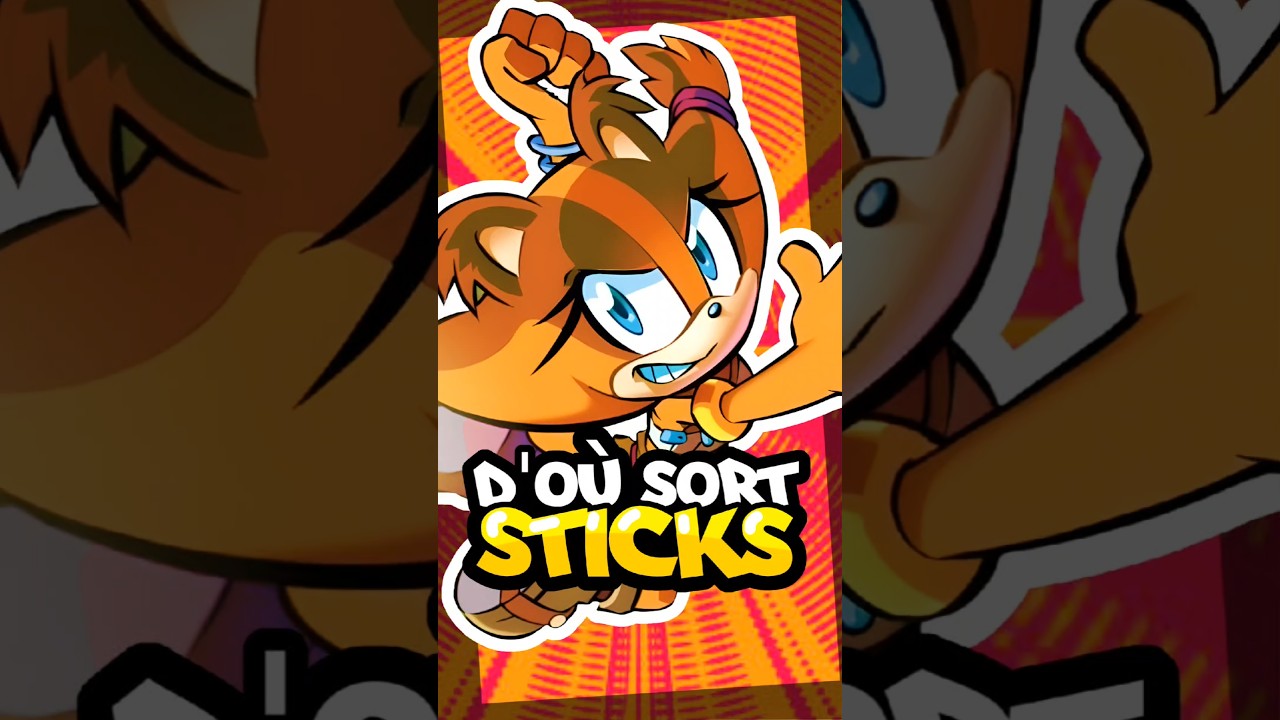 D'o&ugrave; sort STICKS ? #sonic #sonicthehedgehog #sticks #sonicboom #shorts