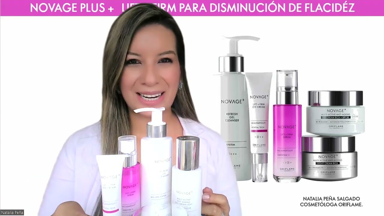 Rutina Efecto Lifting Novage plus+ Oriflame