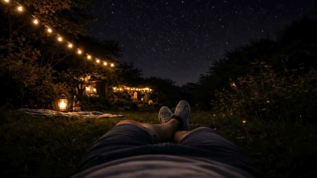 Relaxing POV: You’re Lying on the Grass Watching the Summer Sky