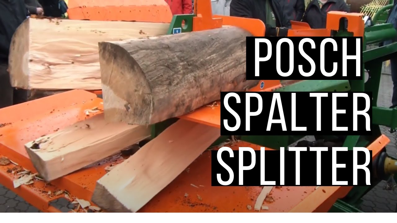 Колка дров с помощью Split Master 30 Posch