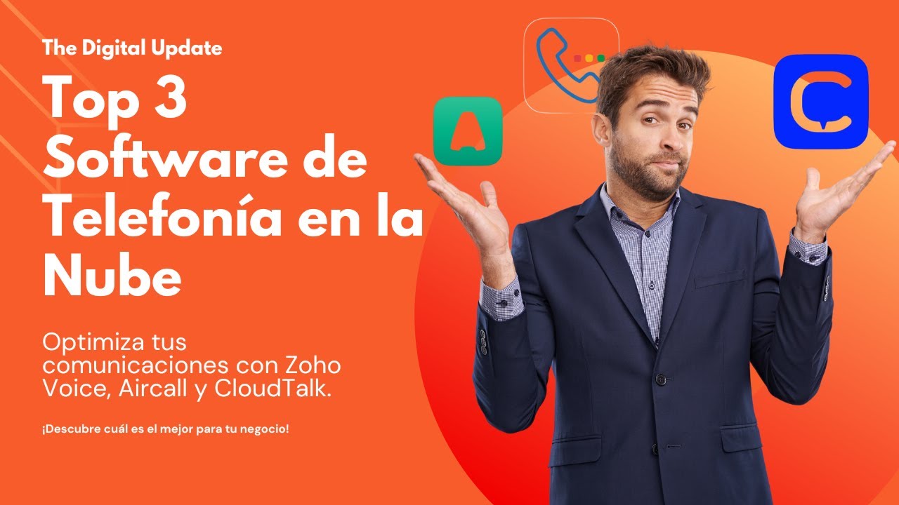 Conoce los Mejores Software de Telefonía en la Nube | Zoho Voice, Aircall, CloudTalk