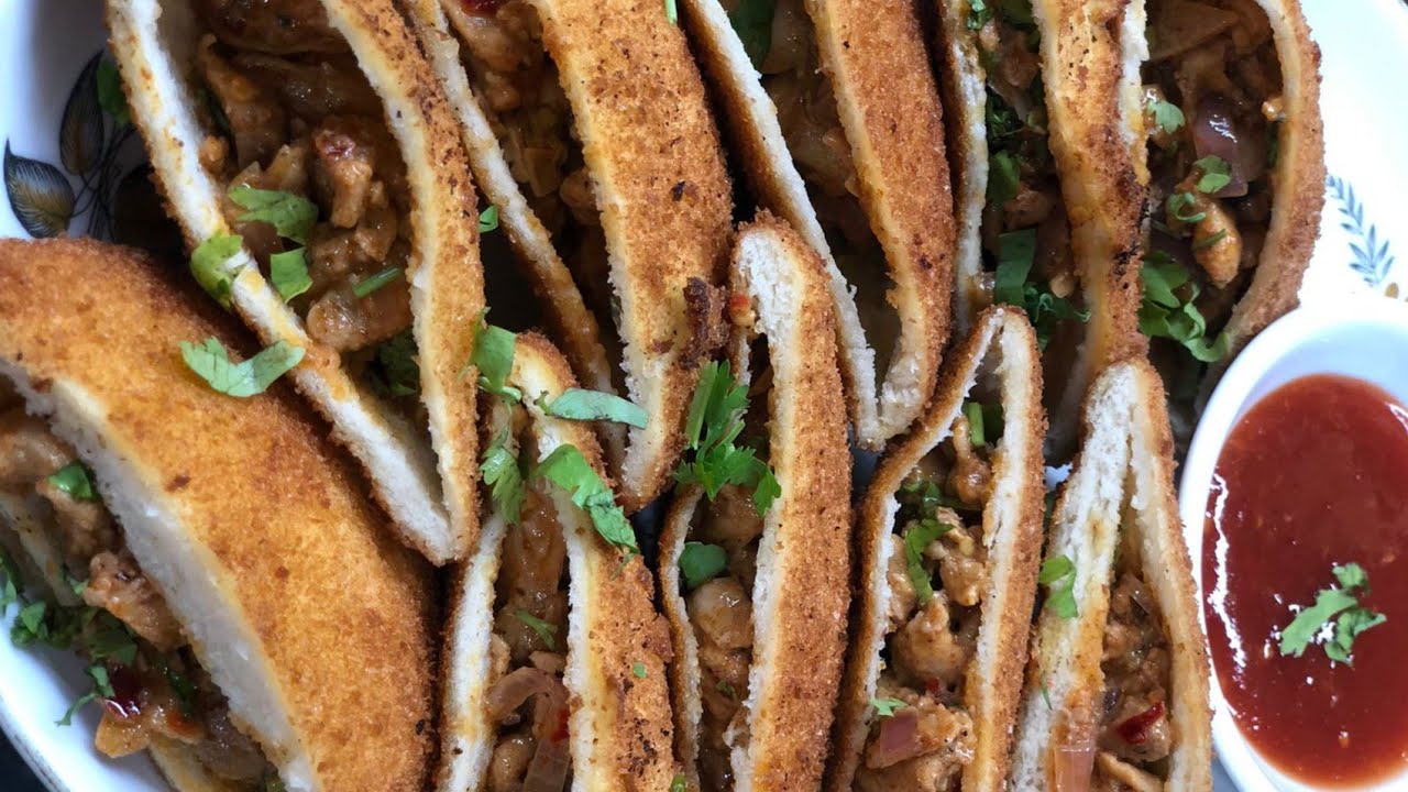 Spicy Chicken Pockets || Cooking with Shahnaz