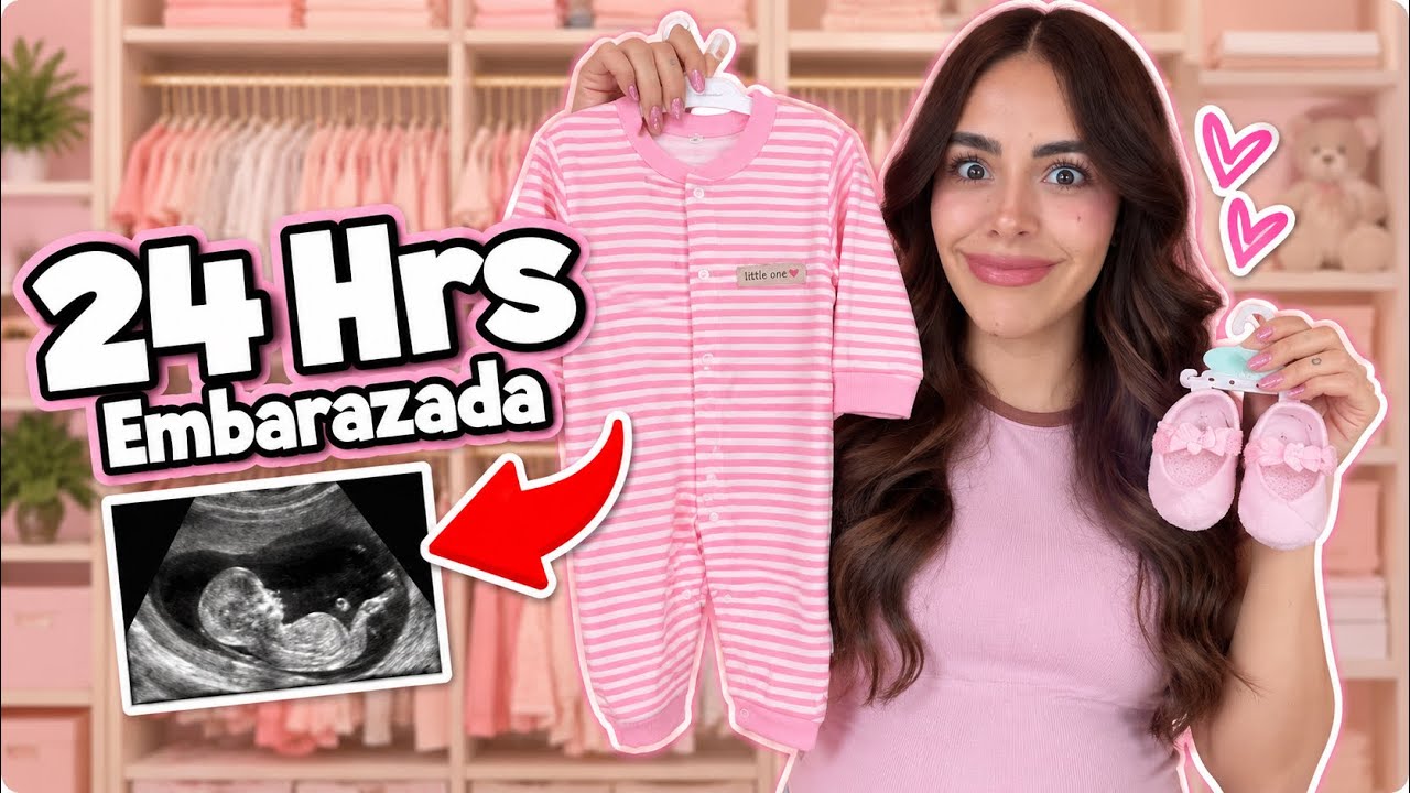 24 hrs EMBARAZADA en la VIDA REAL 🍼
