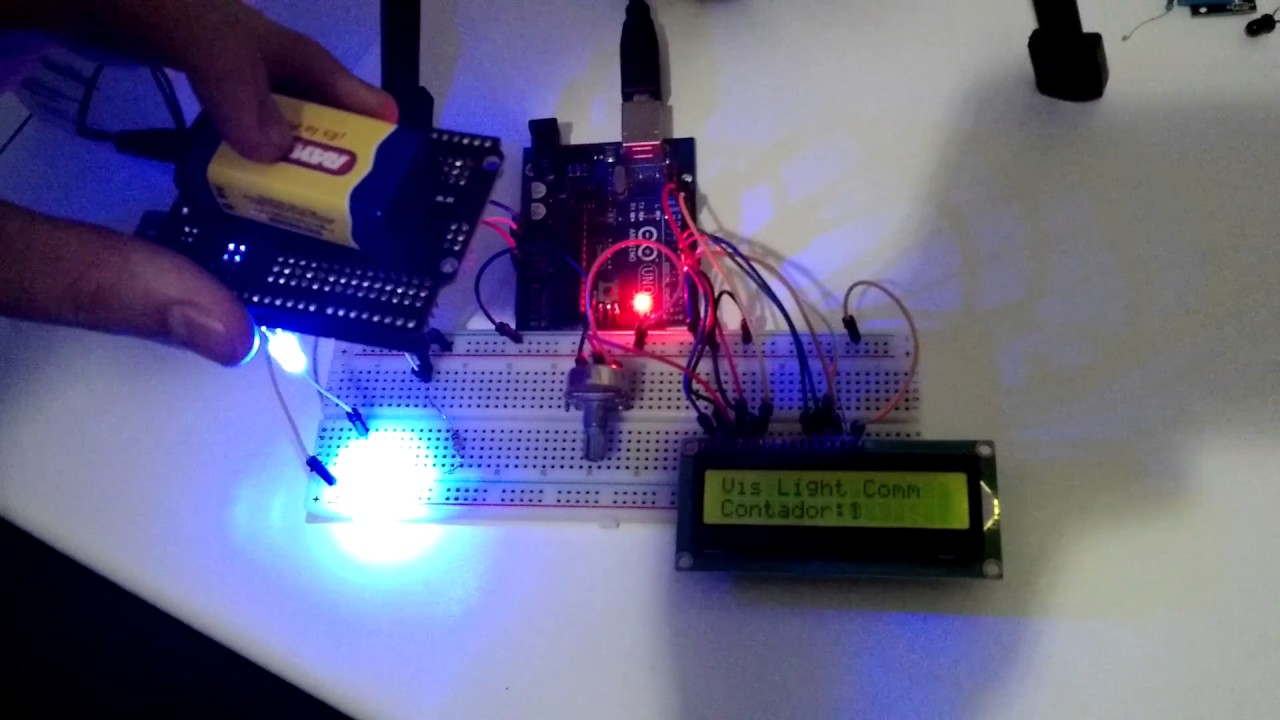 Visible Light Communication with Arduino - Light Properties
