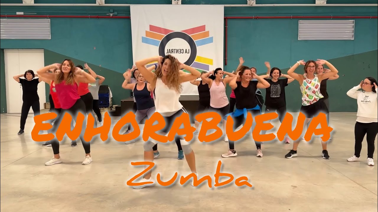 Enhorabuena Manuel Turizo Zumba - Coreografía María Carvajal #zumba #enhorabuena