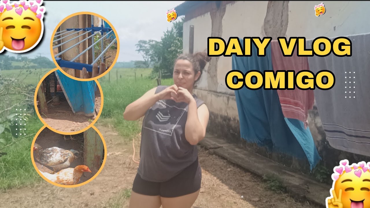 MAIS UM VLOG COMIGO AQUI NO SITIO #blogueira #vlogcomigo #rotinadodia #donadecasa #sitio 