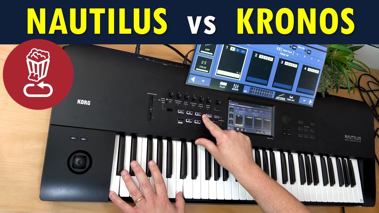Korg NAUTILUS REVIEW // vs KRONOS // Tutorial including the new arp and drum sequencers
