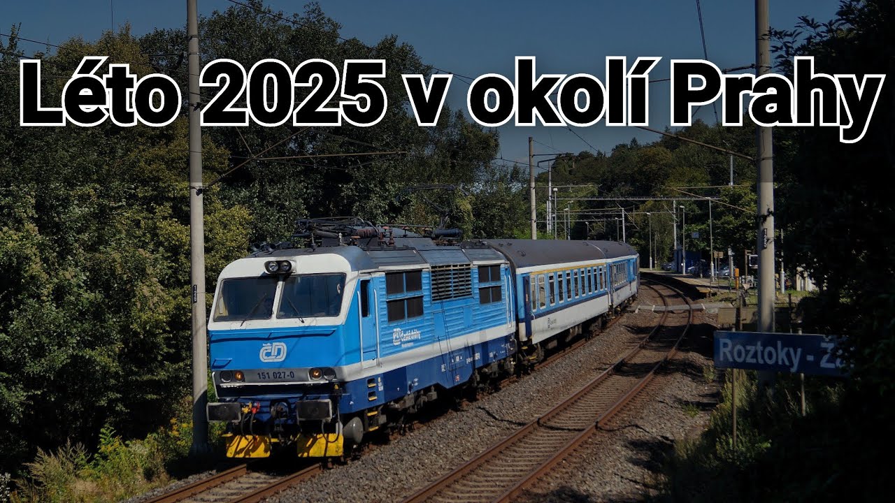Léto 2025 na kolejích v okolí Prahy