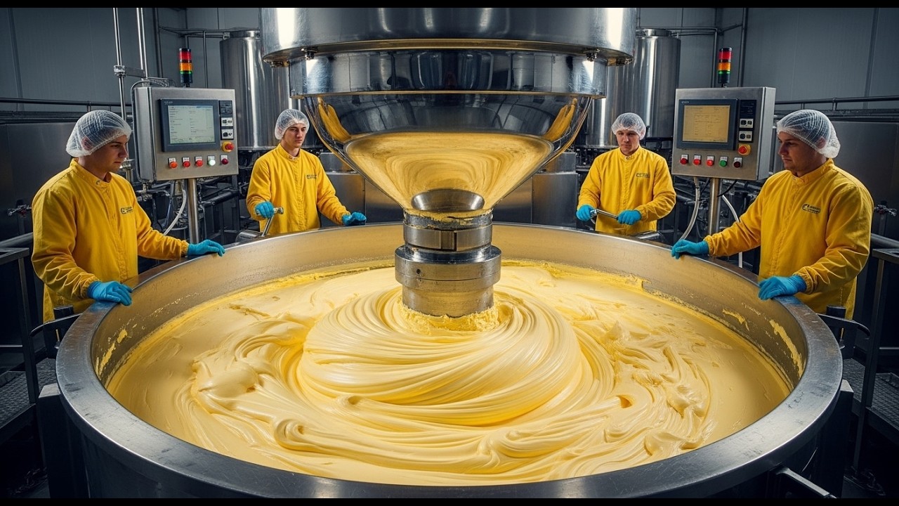 Large-Scale Industrial Butter Production Process – The Most Modern and Detailed (Full Process)