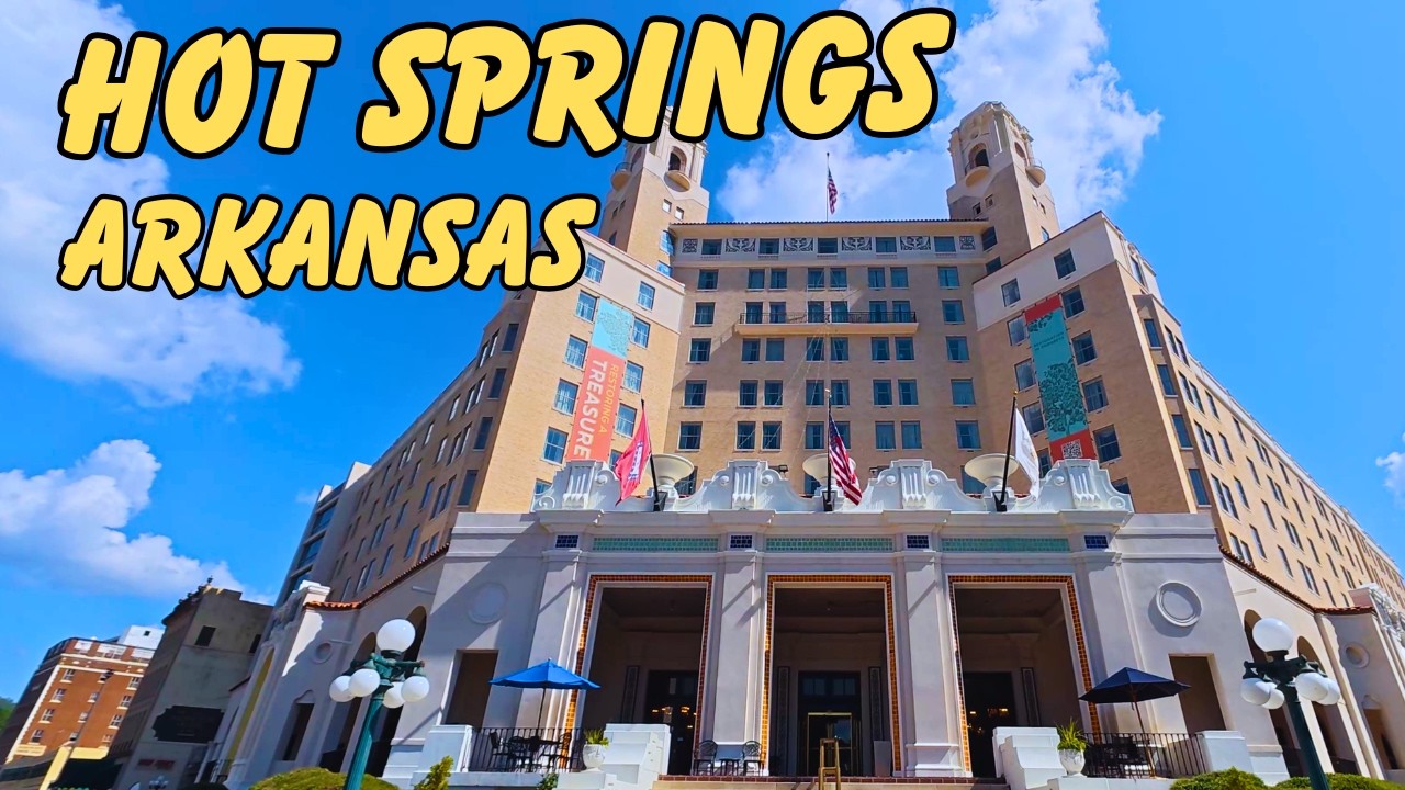 Hot Springs, Arkansas - Bathhouse Row & Beyond
