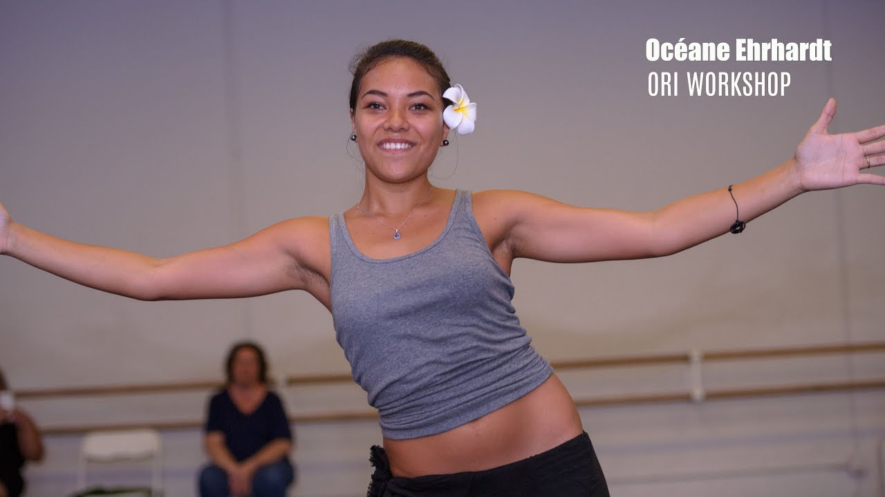 Oceane Ehrhardt Ori Tahiti workshop at Aloha Dance studio