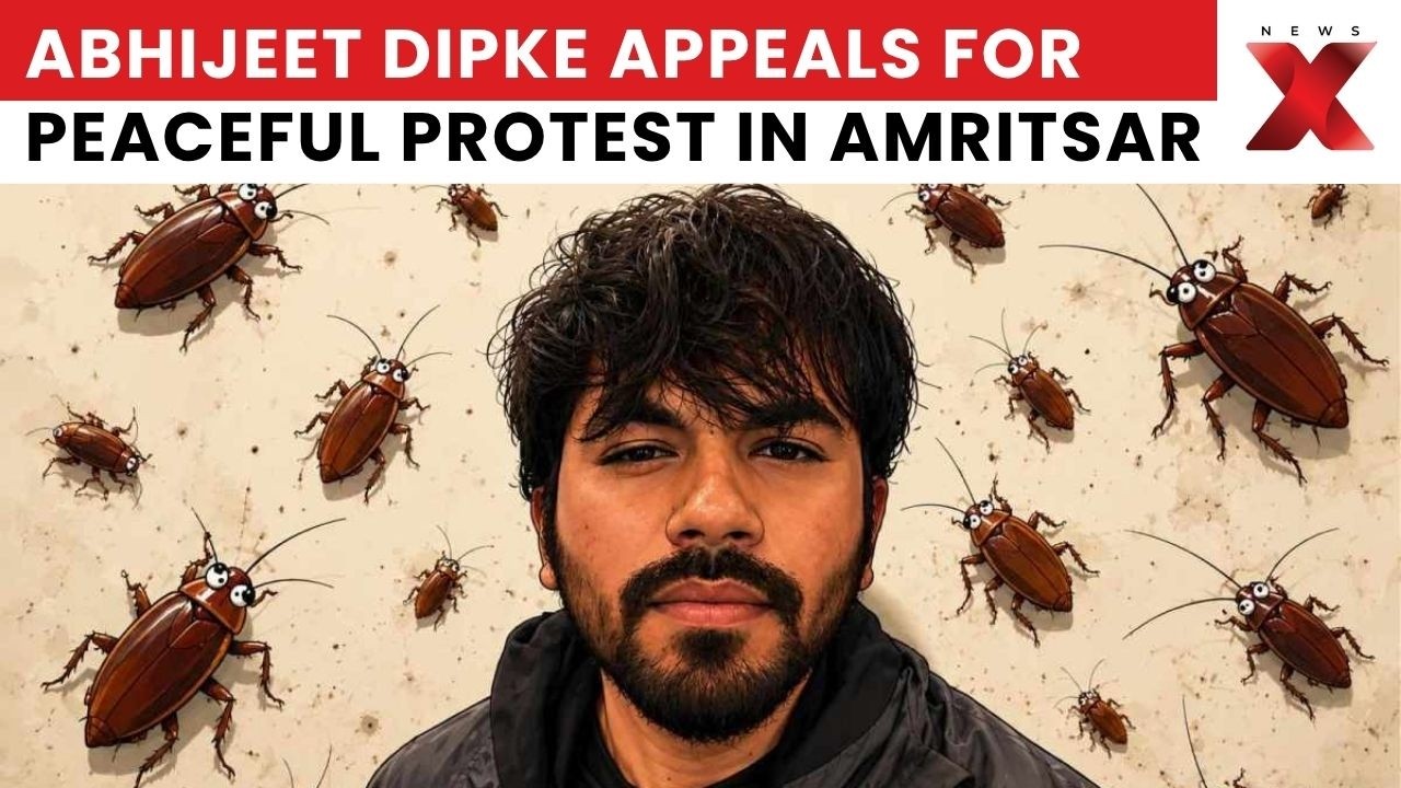 Cockroach Janata Party: Abhijeet Dipke Urges Peaceful Conduct Ahead Of Amritsar Protest | NewsX