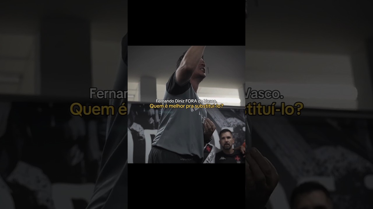 Diniz SAIU do Vasco. Quem deve vir, na SUA opini&atilde;o? #vasco #futebol #t&eacute;cnico #fernandodiniz #palermo