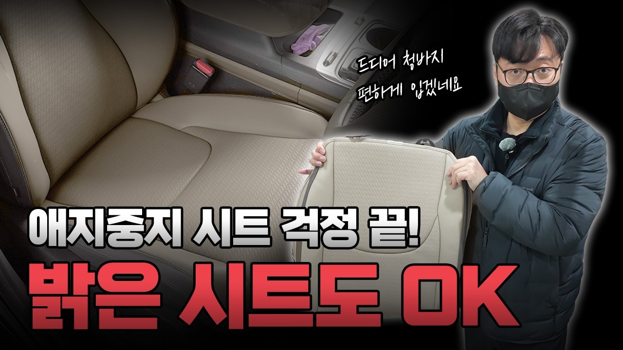 카니발 순정 그대로 살린 시트 방석, 기능 디자인 모두 잡았다! [크몬 순정핏방석]