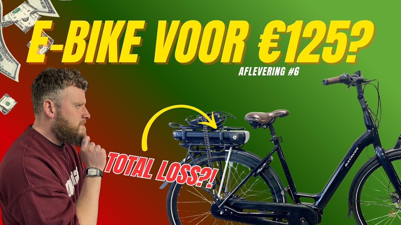 &euro;125 &rarr; &euro;900? Batavus Finez E-Bike Flip - Geld Verdienen Met Fietsen S1E6