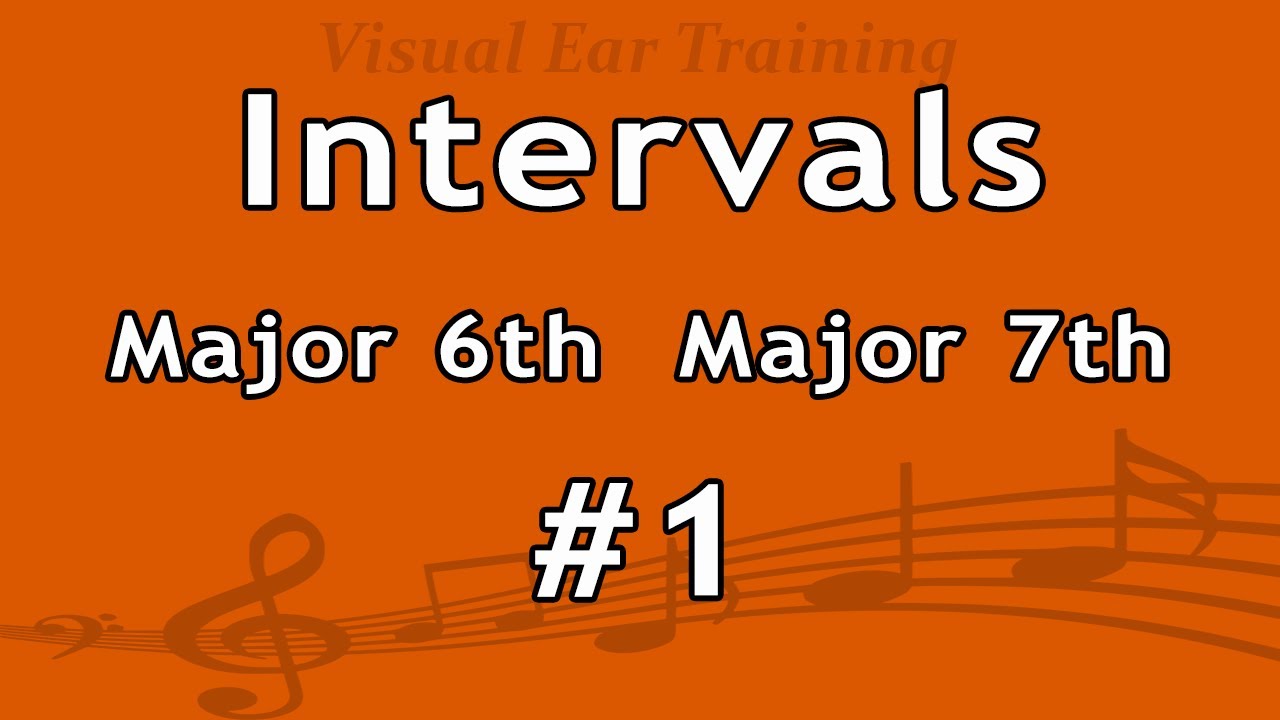 Ear Training Exercise - Intervals: Major 6th, Major 7th #1