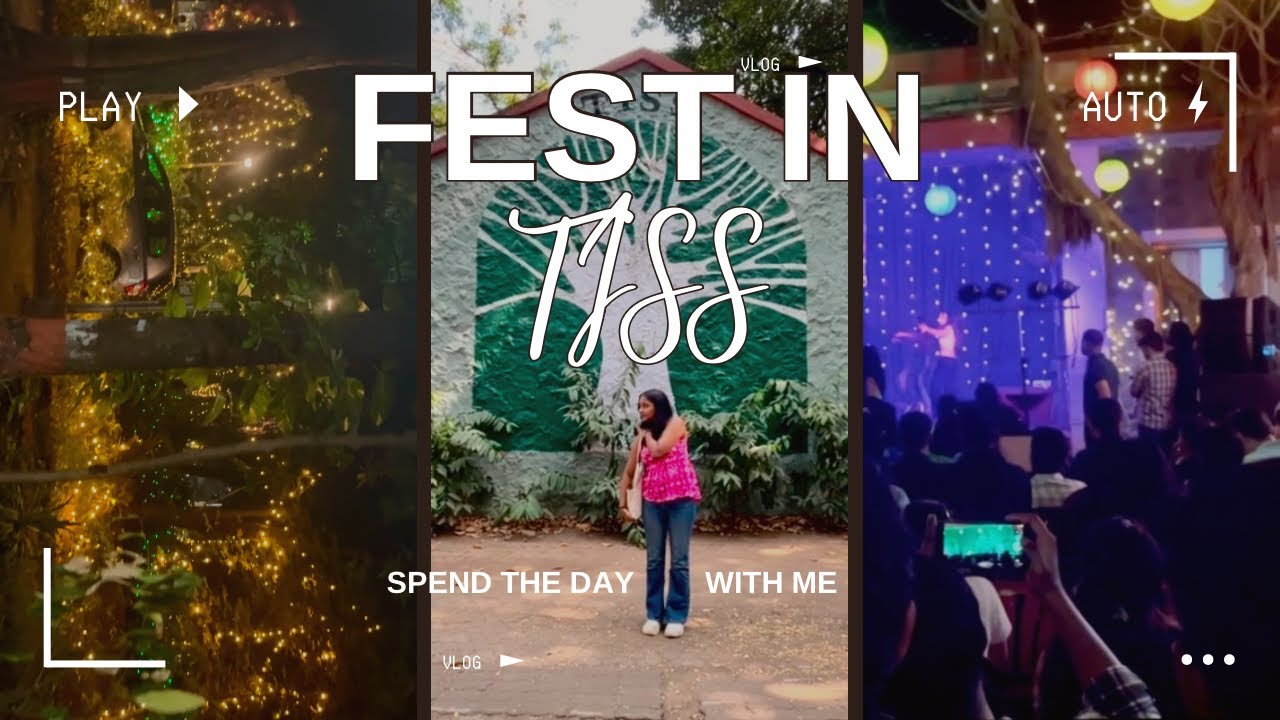 A day in my life at TISS | Jashn - The Annual FEST of TISS HRM #minivlog #youtube #fest