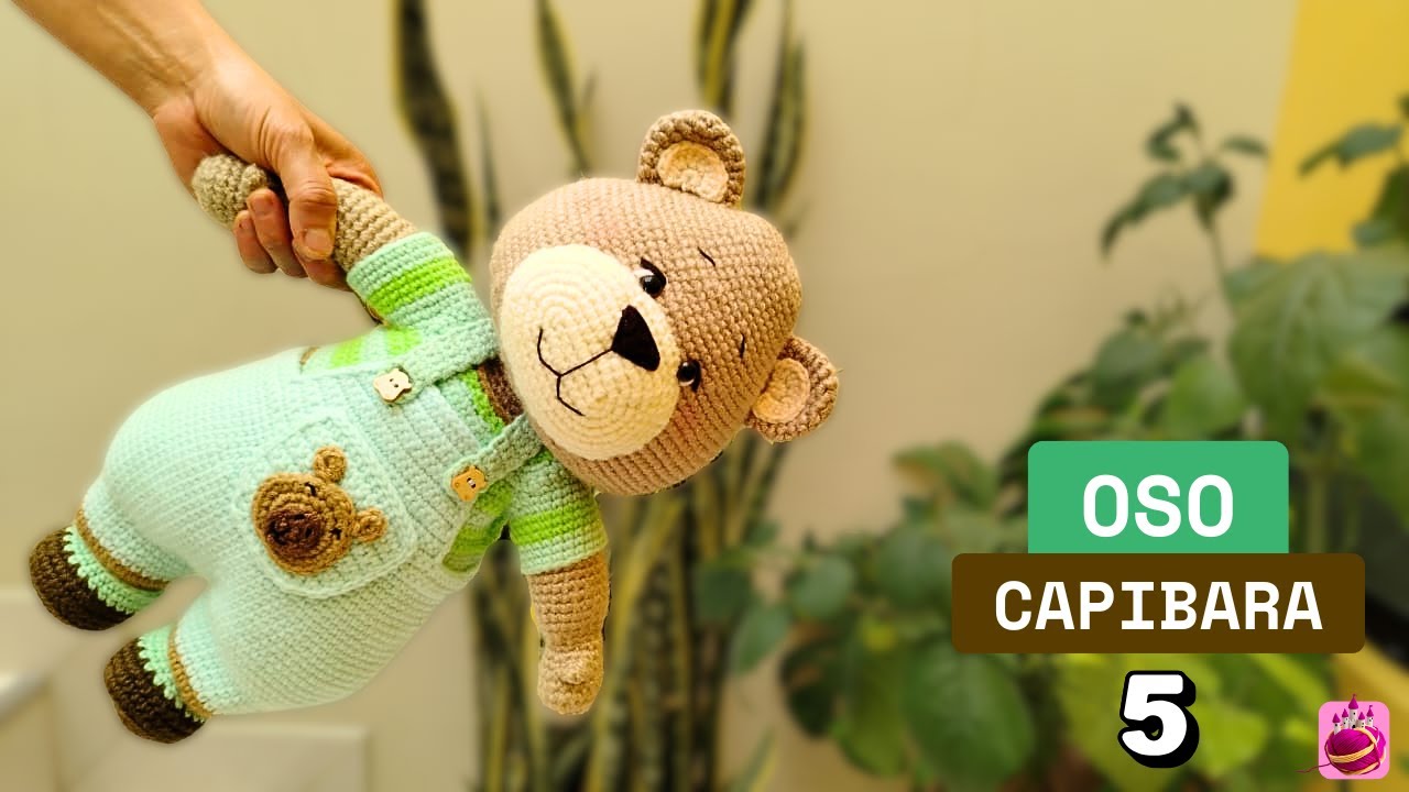 Oso con Traje de Capibara crochet🧸💖Parte 5 | Amigurumi Kawaii   AC
