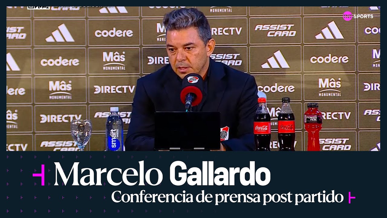 La conferencia de prensa de Marcelo Gallardo tras el Superclásico Boca vs. River