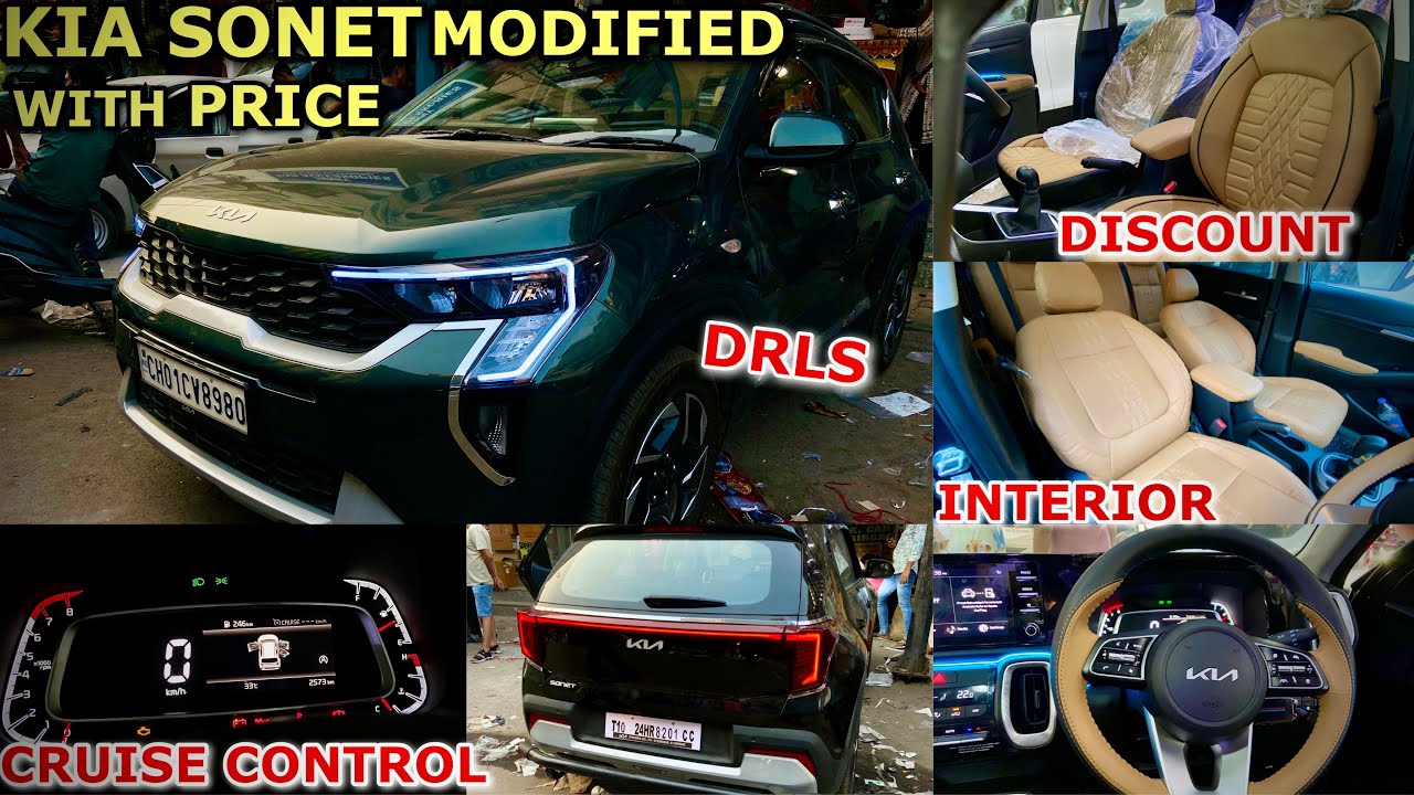 2024 KIA SONET HTK(O) MODIFIED WITH PRICE | KIA SONET MODIFICATIONS