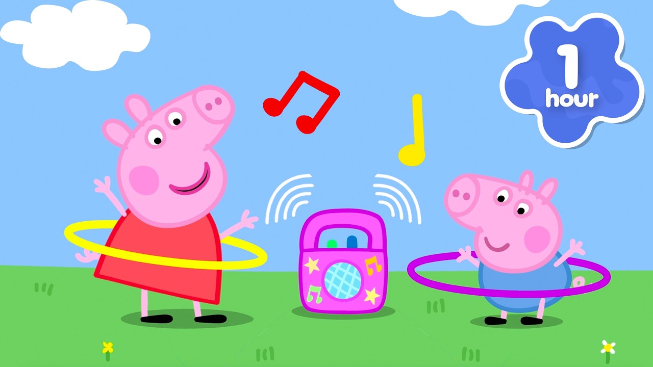 Peppa et George apprennent le Hula-Hoop ! 🌟 Aventure en Plein Air | Épisodes Complets 1 Heure